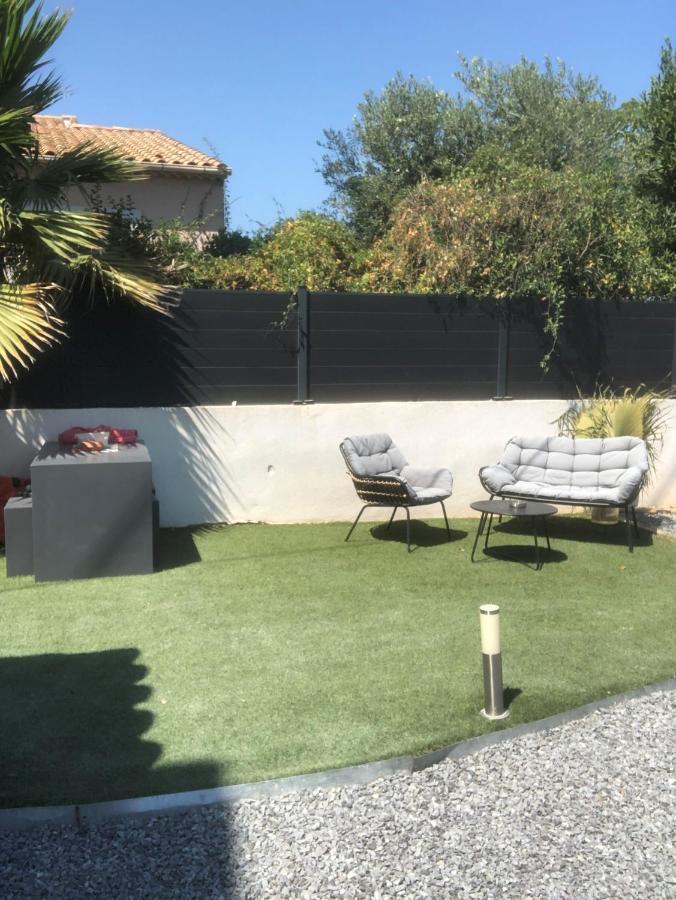 Charmant Studio Dans Villa - Parking - Jardin La Seyne-sur-Mer Eksteriør billede