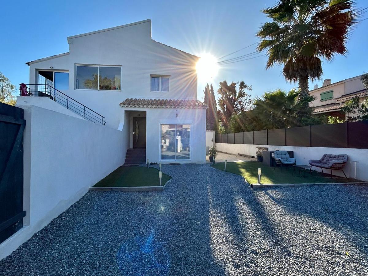 Charmant Studio Dans Villa - Parking - Jardin La Seyne-sur-Mer Eksteriør billede